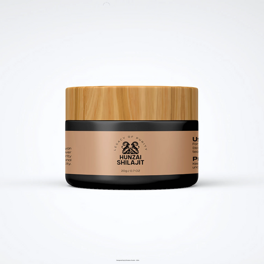 Buy Online Himalayan Shilajit Online | 20g Pure Hunzai Shilajit Resin