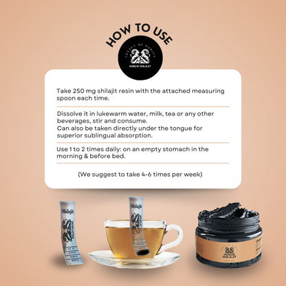 Buy Online Himalayan Shilajit | 40g Pure Hunzai Shilajit Resin