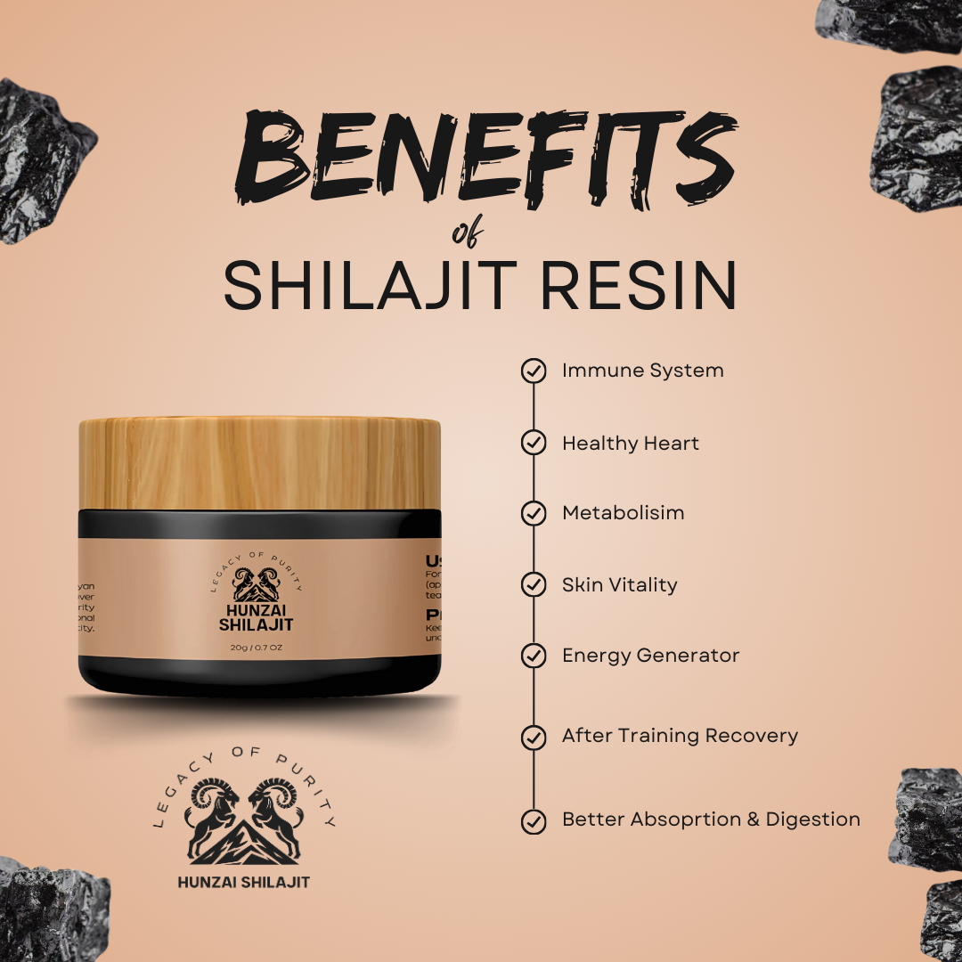 Buy Online Himalayan Shilajit | 40g Pure Hunzai Shilajit Resin